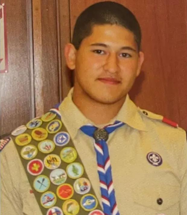 Una imagen de Edwin Castro como parte de los Boy Scout (Foto: TMZ)