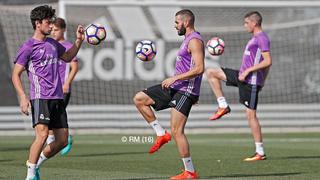 Cristiano Ronaldo y Benzema vuelven a los entrenamientos con el Real Madrid