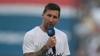 Messi jura amor en su presentación con el PSG: “Me siento ilusionado de estar acá”