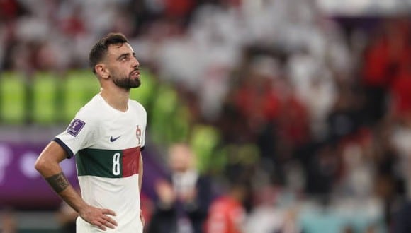 Bruno Fernandes anotó dos goles en el Mundial Qatar 2022. (Foto: Getty Images)