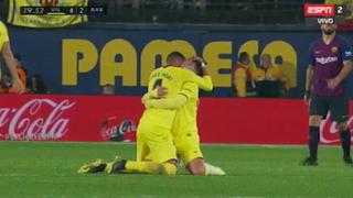 Se 'disfrazó' de Ronaldo Nazario: golazo de Bacca para el 4-2 del Villarreal ante el Barcelona [VIDEO]