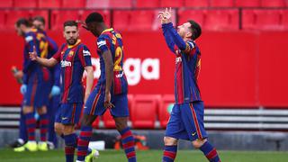 Gol y asistencia de Messi: Barcelona venció 2-0 a Sevilla y no renuncia a la pelea por LaLiga [VIDEO]