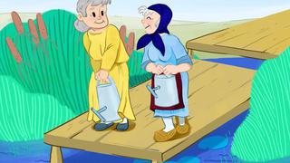 Observa el reto visual de las ancianas en el río: ¿quién de ellas crees que puede cargar más agua?