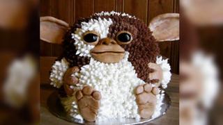 Pide un pastel de un personaje de los Gremlins y se lleva el susto de su vida al recibirlo