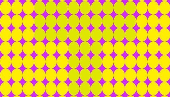 Prueba de inteligencia de ilusión óptica: ¿Puedes ver la simetría dibujada con una colección de bolas amarillas? (Fuente: cortesía Brightside.com)