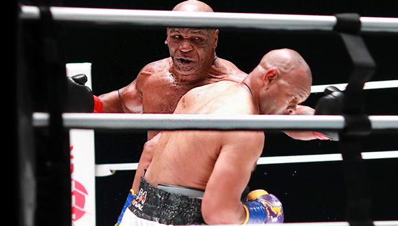 Mike Tyson se lució en su vuelta a los rings de boxeo. (Foto: Twitter @BleacherReport)