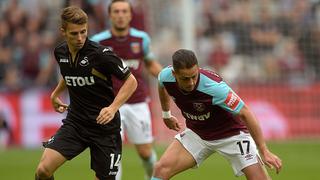 Con Chicharito Hernández: West Ham venció 1-0 al Swansea por la fecha 7 de Premier League