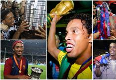 Extrañaremos tu magia, crack: los trofeos que alzó Ronaldinho en clubes y Selección de Brasil