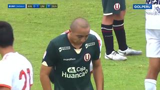 Pa’ afuera: la expulsión de Flores tras una fuerte falta en el Universitario vs. Ayacucho FC [VIDEO]