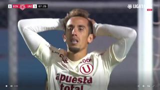 Pudo ser el 2-1: las ocasiones de gol de Pérez Guedes y Calcaterra en el Universitario vs. Binacional [VIDEO]