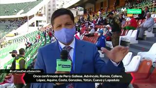 “El hincha pasa por donde sea, pero llega por su Selección”: fanático peruano en el Hernando Siles 
