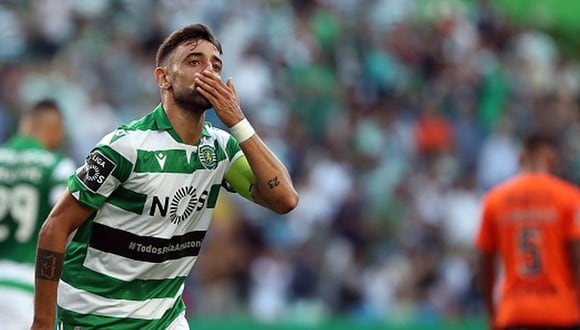 Bruno Fernandes de Sporting Lisboa fue considerado el mejor jugador de la pasada Primeira Liga. (Getty Images)