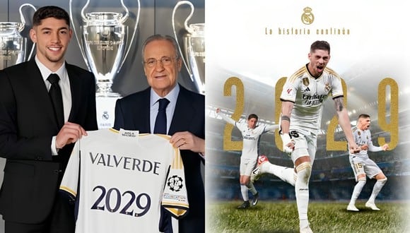 Federico Valverde renovó hasta el 30 de junio de 2029 con el Real Madrid. (Foto: Agencias).