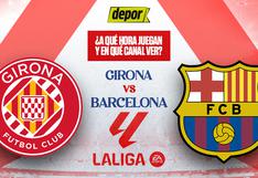 A qué hora juegan Girona vs. Barcelona y en qué canales ver el derbi catalán
