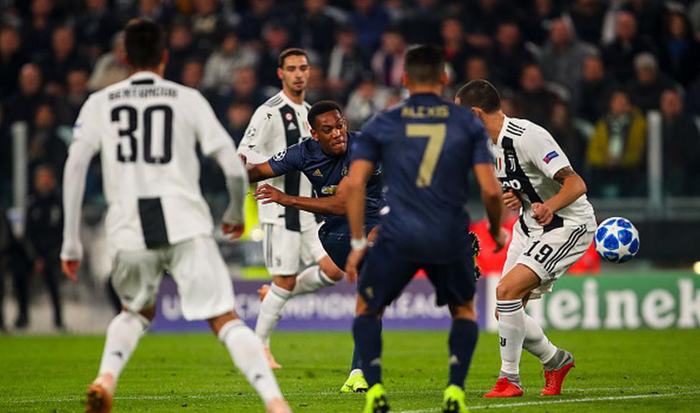 Juventus vs. Manchester United en Turín por la Champions League. (Foto: Getty Images)