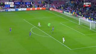 ¡Para no creerlo! Increíble gol que perdió Seferovic en el Benfica vs. Barcelona [VIDEO]