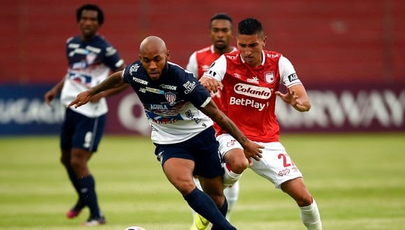 Junior no pudo con Santa Fe y quedó fuera de la Libertadores. (Foto: Conmebol)