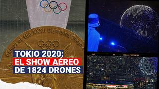 Tokio 2020: El impresionante show con 1824 drones en la ceremonia de inauguración