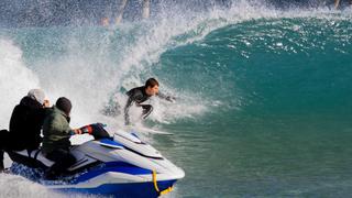 Corona celebró, en el Surf Ranch, la llegada de Lucca Mesinas a la elite del surf mundial