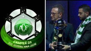 Chapecoense recibió el trofeo de Copa Sudamericana y le dedicaron emotivo video