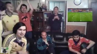 ¡Desesperados! La increíble reacción de unos colombianos en los últimos minutos del partido ante Perú [VIDEO]
