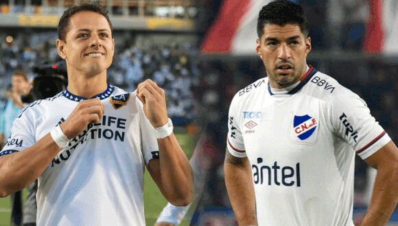 'Chicharito' se interpone a la llegada de Luis Suárez a la MLS. (Foto: Composición)