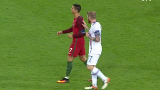 ¿Cristiano Ronaldo despreció al capitán islandés que le pidió la camiseta?