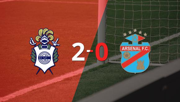 Gimnasia derrotó 2-0 en casa a Arsenal