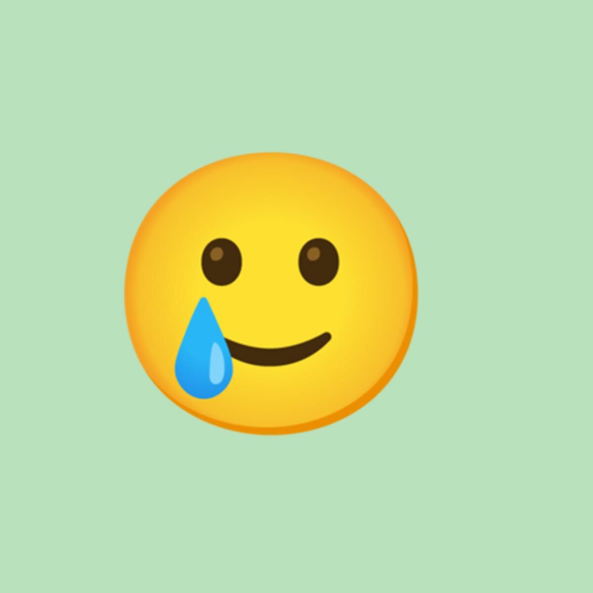 WhatsApp | Qué significa el emoji de la cara sonriente con una lágrima |  Smiling Face with Tear | Meaning | Aplicaciones | Apps | Smartphone |  Celulares | Truco | Tutorial |