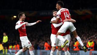 Dieron el primer golpe: Arsenal venció al Napoli en Londres por cuartos de Europa League 2019