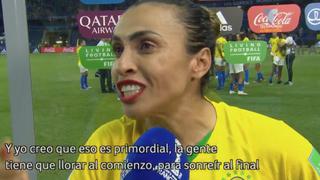 ¡Hasta las lágrimas! El emotivo mensaje de Marta a las próximas generaciones del fútbol femenino [VIDEO]