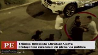 Christian Cueva protagonizó escándalo en la vía pública durante sus vacaciones en Trujillo