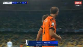 Duda para el choque ante Barcelona: Chiellini se lesionó en el estreno por Champions League