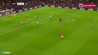 Para degustar: golazo de Antony y Bruno Fernandes para el 3-1 del United vs. Betis [VIDEO]