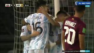 El apellido del gol: Joaquín y Ángel Correa anotan el 3-0 del Argentina vs. Venezuela [VIDEO]