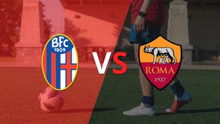 Termina el primer tiempo con una victoria para Bologna vs Roma por 1-0