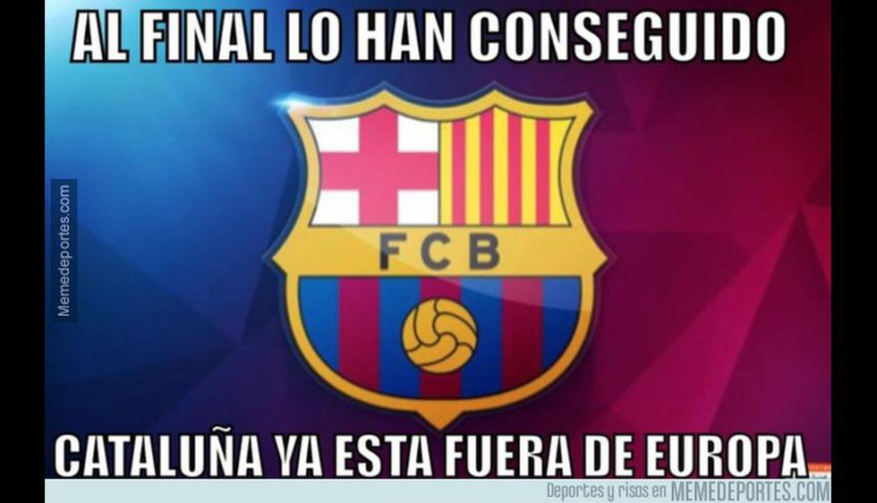 Los mejores memes del Barcelona-Roma por la vuelta de cuartos de final de Champions League. (Difusión)