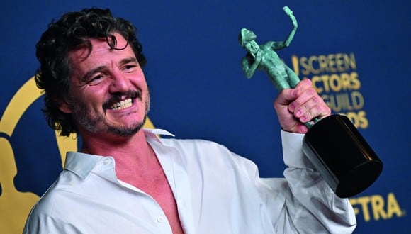 Pedro Pascal ganó el premio SAG tras su papel en "The Last of Us" (Foto: AFP)