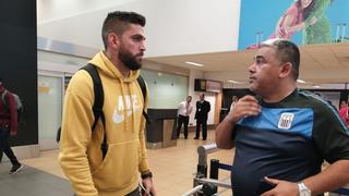 Rubert Quijada en su llegada a Lima: “Quiero lograr títulos fuera de mi país”