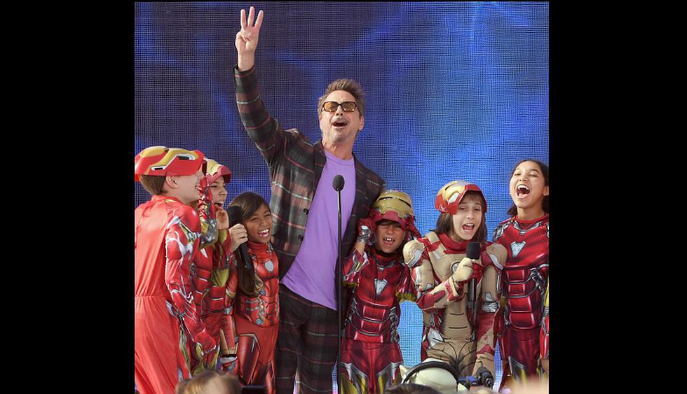 Robert Downey Jr. ganó el premio a Mejor Actor de Película de Acción. (Foto: AFP)