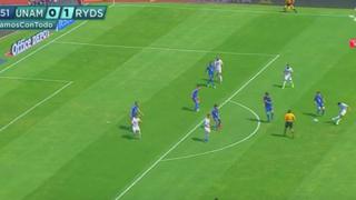 Sin suspenso no vale: el curioso gol de Juan Iturbe para el empate de Pumas contra Monterrey [VIDEO]