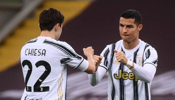 Federico Chiesa marcó en el triunfo agónico de la Juventus ante Spezia. (Foto: AFP)