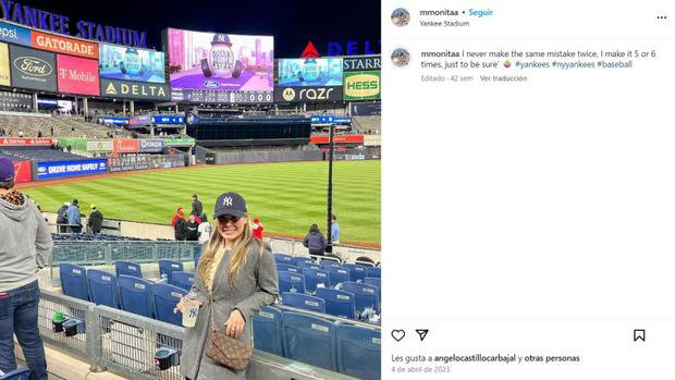 Mary Moncada suele presumir sus viajes en redes sociales. (Foto: Instagram)