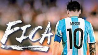 Lionel Messi: le piden que se quede para ver a Brasil hexacampeón mundial