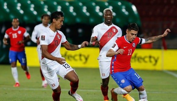 Perú y Chile se enfrentaron por última vez por las Eliminatorias Qatar 2022. (Foto: GEC)