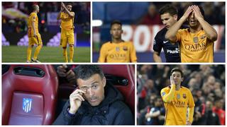 Barcelona: los rostros de frustración tras quedar eliminados de la Champions
