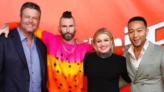 “The Voice”: Blake Shelton, Kelly Clarkson y John Legend reaccionan al retiro de Adam Levine como entrenador