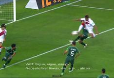 Perú vs. Bolivia: Revelan audio del VAR en el gol anulado a Gianluca Lapadula 