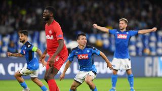 Tablas en Italia: Napoli, con gol del ‘Chucky’ Lozano, quedó 1-1 con Salzburgo por la Champions