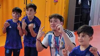 Mundial Qatar 2022: la premonición de Paulo Londra con los hijos de Messi 